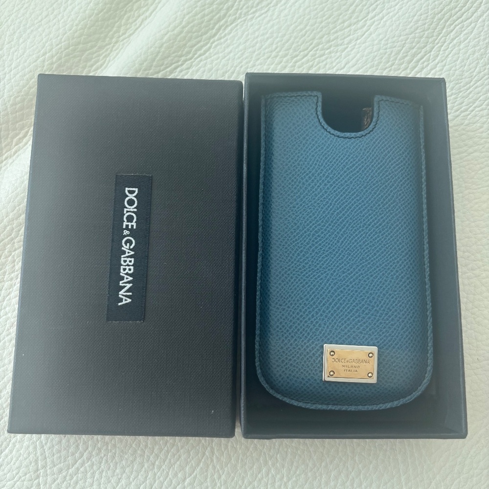 New genuine Leather Dolce and Gabbana Phone Case
